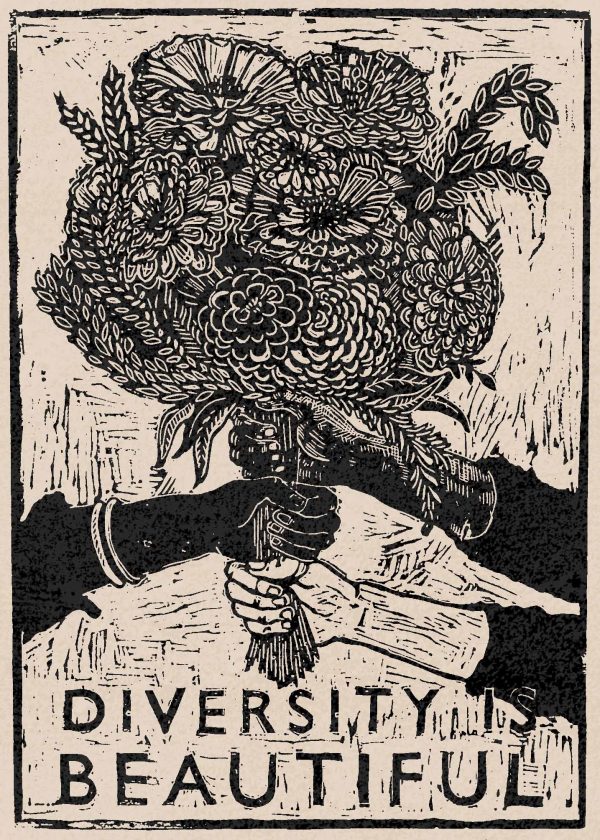 Diversity is Beautiful Sticker