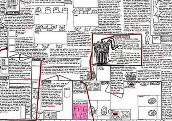 Warzone Dialectogram fold out zine and poster
