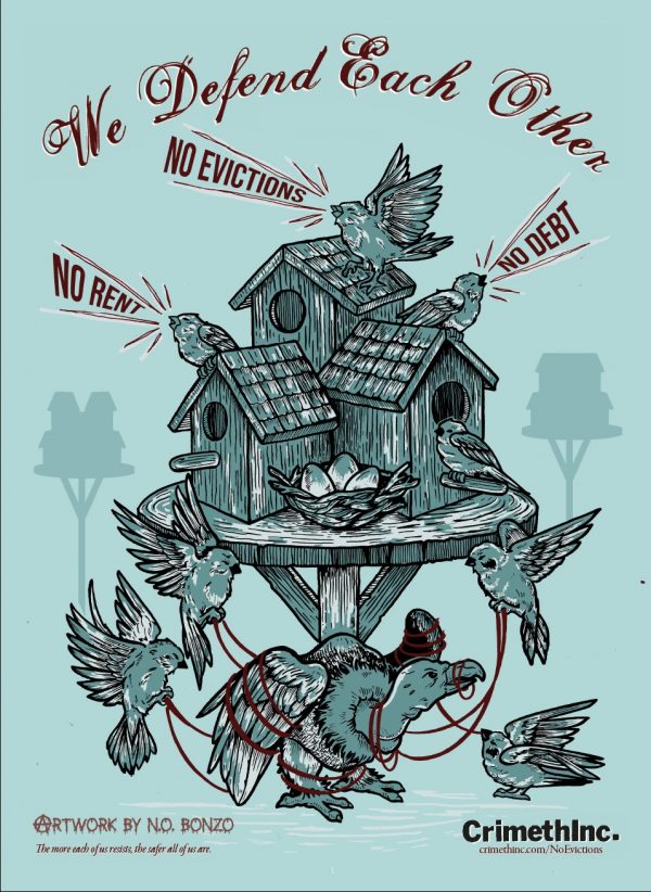 We defend each other sticker