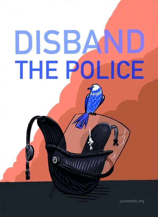 Disband the police sticker