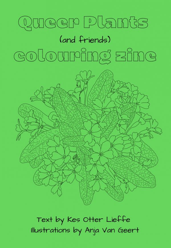 Queer Plants (and friends) colouring zine