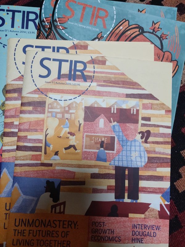 Back issues of Stir Magazine