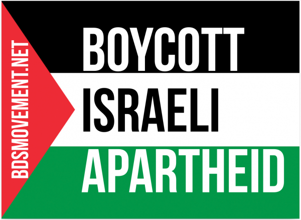Boycott Israeli Apartheid sticker