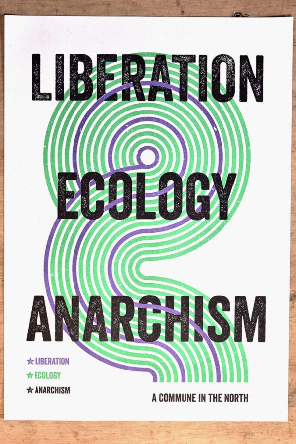 Liberation Ecology Anarchism poster