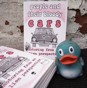 People and their bloody cars